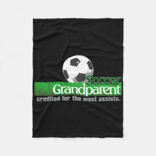 Couverture Polaire Grand-parent de foot-ball crédité pour le plus de