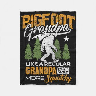 Couverture Polaire Grand-père Bigfoot Sasquatch Yéti Camping