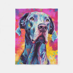 Couverture Polaire Grande Danse colorée