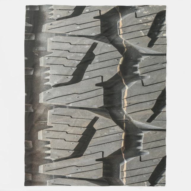 Couverture Polaire Grande voiture Voiture vieux pneus Black Road voya (Devant)