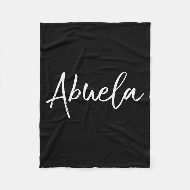Couverture Polaire Grandma Gift In Spanish New Grandmother En Epañol  (Devant)