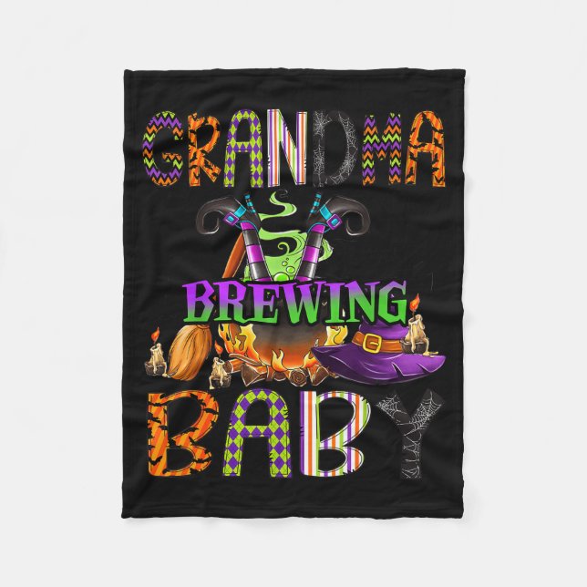 Couverture Polaire Grandma Of Brewing Baby Halloween One Soky Grandma (Devant)