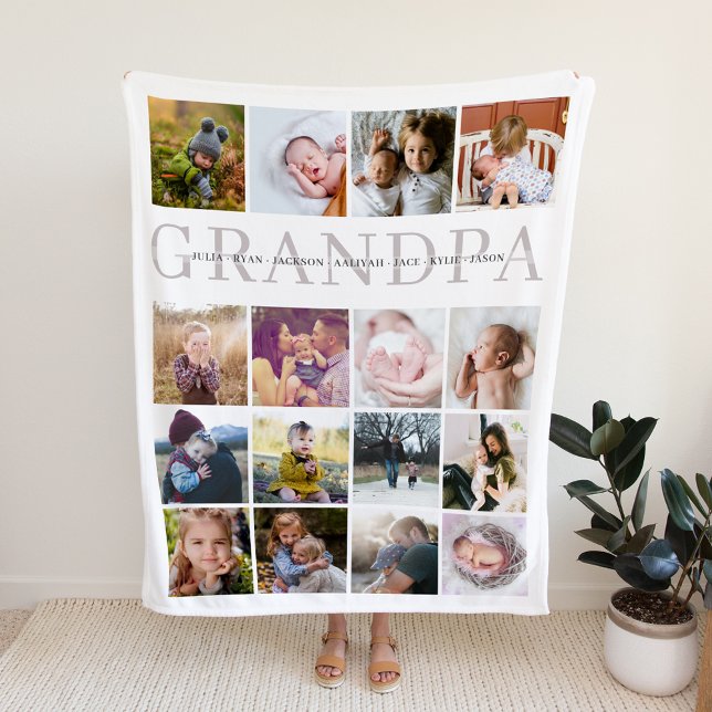 Couverture Polaire Grandpa personnalisé (Créateur téléchargé)