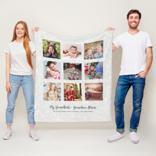 Couverture Polaire GRANDPARENTS CADEAUX DE PHOTOS - Parties scintilla