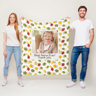 Couverture Polaire Grandparents de Thanksgiving Cadeau automne congé