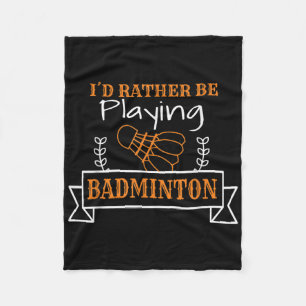 Couverture Polaire Graphique de balle de badminton pour un joueur de