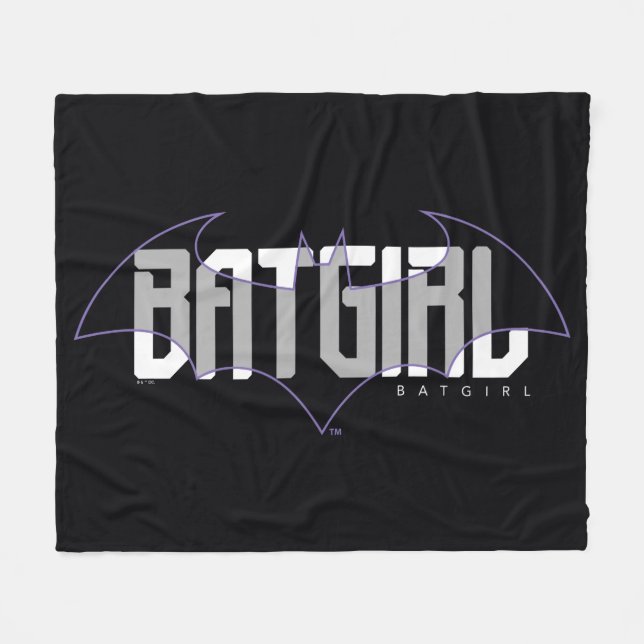 Couverture Polaire Graphique de nom haute technologie Batgirl (Devant (Horizontal))