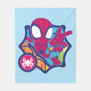 Couverture Polaire Graphique de toile de style BD Spidey