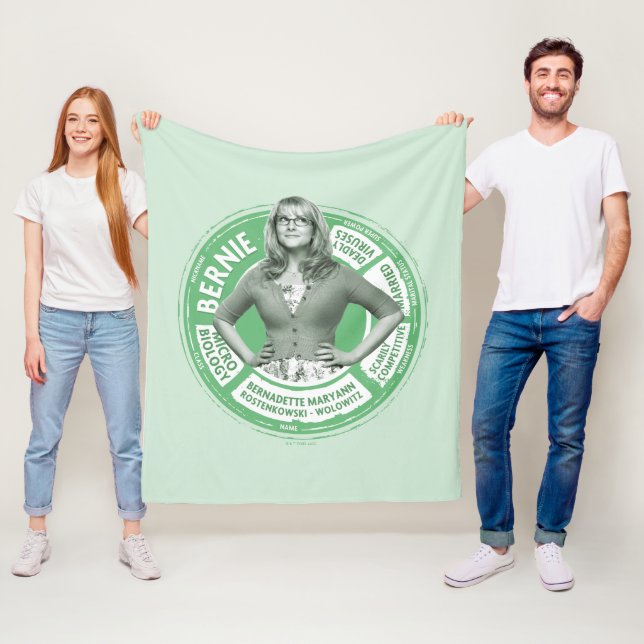 Couverture Polaire Graphique Info Bernadette (En situation)