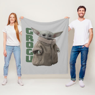 Couverture Polaire Graphique Nom de caractère Grogu