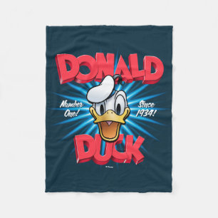 Couverture Polaire Graphisme Rétro Héritage de Donald Duck