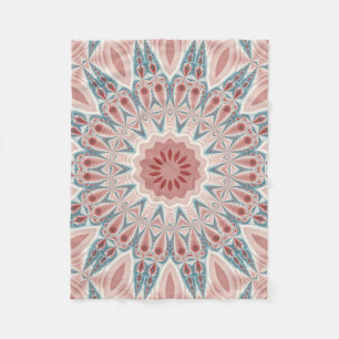 Couverture Polaire Grattez moderne Kaleidoscope Mandala art fractal