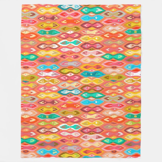Couverture Polaire Greeshma ikat (Devant)