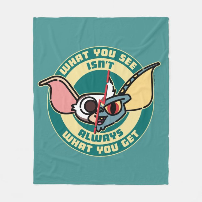 Couverture Polaire Gremlins | Ce que vous voyez n'est pas toujours ce (Devant)