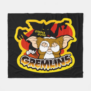 Couverture Polaire Gremlins   Gizmo Stripe