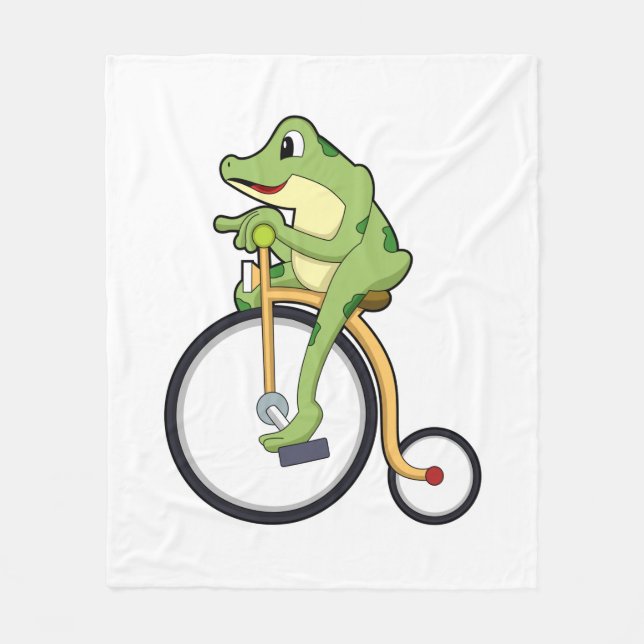 Couverture Polaire Grenouille au cirque avec vélo.PNG (Devant)