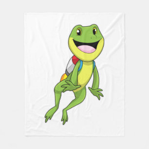 Couverture Polaire Grenouille avec Jetpack