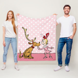 Couverture Polaire Grille   Max & Cindy Lou Qui