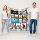 Grille noir blanc 12 photo moderne minimaliste abs