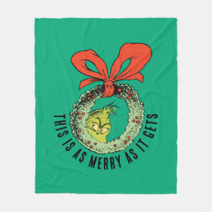 Couverture Polaire Grinch   C'est aussi joyeux que ça peut l'être