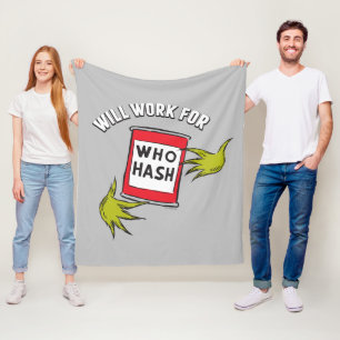 Couverture Polaire Grinch classique Fonctionnera pour le devis de h