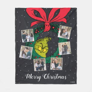 Couverture Polaire Grinch Joyeux Grinchmas Famille Photo Noël Fleece