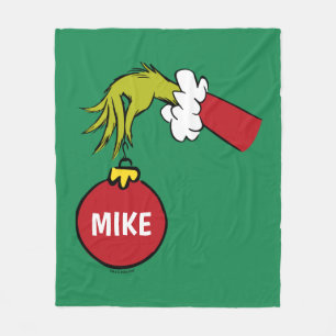 Couverture Polaire Grinch Ornement Personnalisé