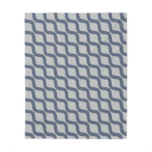 Gris ligne Wavy Rétro minimaliste Motif scandinave