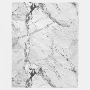 Couverture Polaire Gris "Tourbillon de brume de granit" Texture en ma