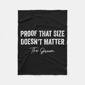 Couverture Polaire Groom bride bachelor bachelorette groomsmen party