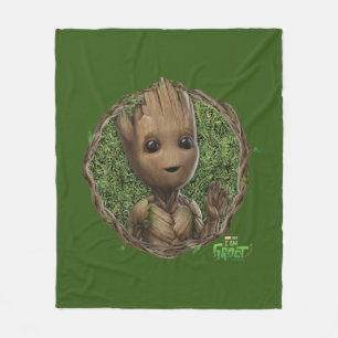 Couverture Polaire Groot Framed Badge