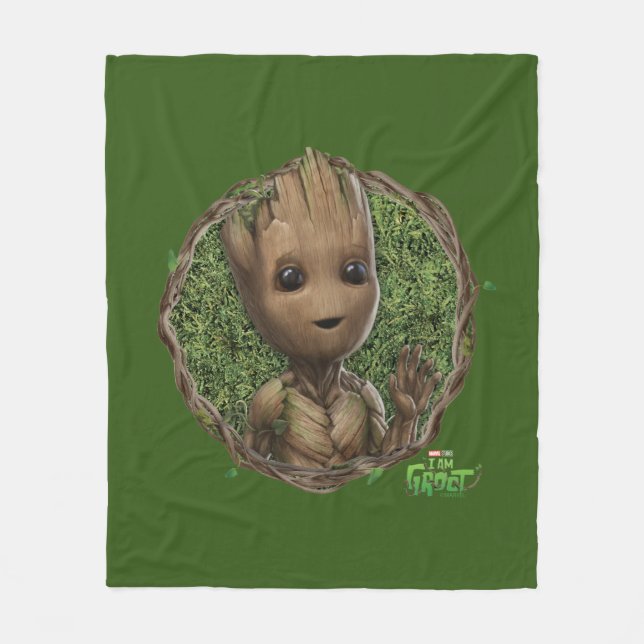 Couverture Polaire Groot Framed Badge (Devant)