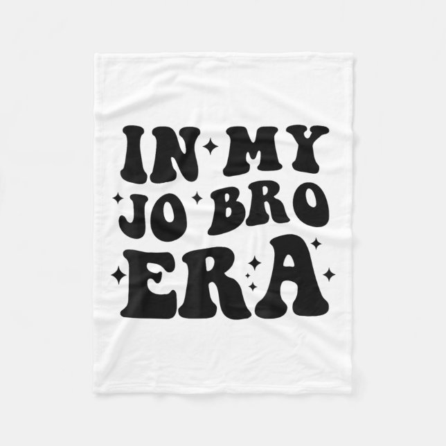 Couverture Polaire Groovy Retro In My Jo Bro Era Funny Womens Mens  (Devant)