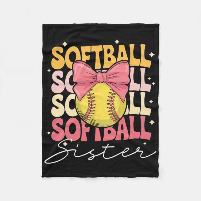 Couverture Polaire Groovy Softll Sister Coquette Bow Softll  (Devant)