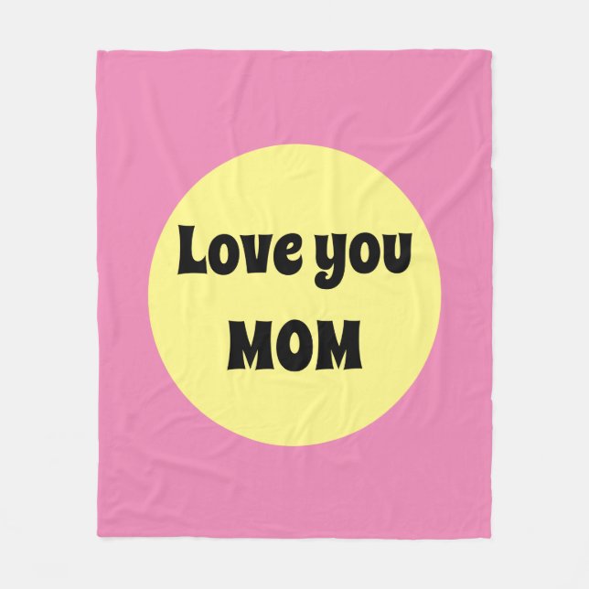 Couverture Polaire Gros point jaune (Devant)