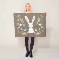 Grotte de lapin Blanche bébé - Petit lapin