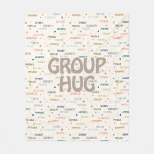 Couverture Polaire Groupe Hug Multiples 5-7 Noms Obtenir Bonne Sympat