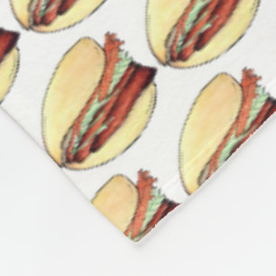 Couverture Polaire Gua Bao Pork Belly Bun chinois Taiwan nourriture