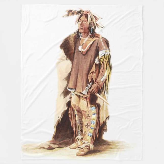 COUVERTURE POLAIRE GUERRIER DE SIOUX (Devant)