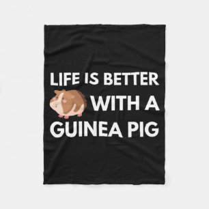 Couverture Polaire Guinéen Pig Lover