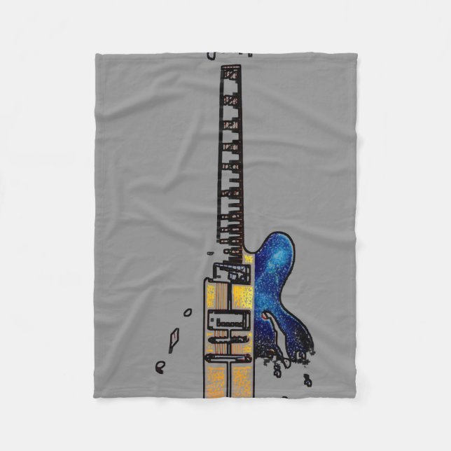 Couverture Polaire Guitare 4 fbcna (Devant)
