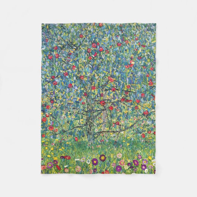 Couverture Polaire Gustav Klimt - Pommier (Devant)