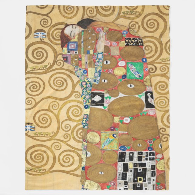 Couverture Polaire Gustav Klimt - Réalisation, Stoclet Frieze (Devant)