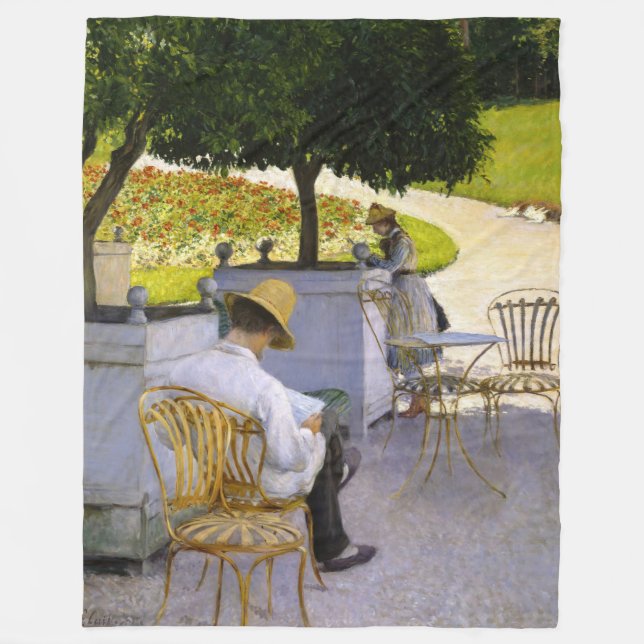 Couverture Polaire Gustave Caillebotte - Les Orangers (Devant)