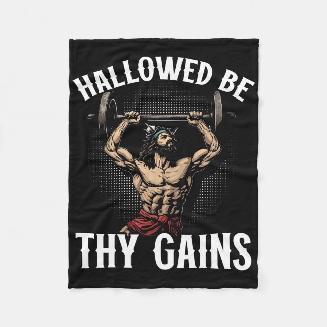 Couverture Polaire Gymnase Amusant Soins Physique Fitness Gym Et Jes (Devant)