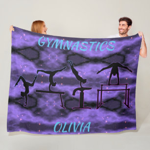Couverture Polaire Gymnastique Événements pour filles Fleece Blanket