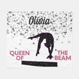 Couverture Polaire Gymnastique Queen of the Beam Silver Stars