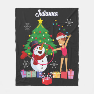 Couverture Polaire Gymnastique rythmique Célébration de Noël