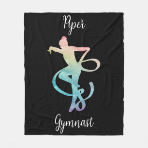 Couverture Polaire Gymnastique rythmique personnalisée Gymnaste arc-e