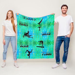 Couverture polaire Gymnastique Saut, Barres, Poutr